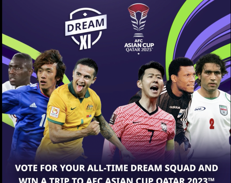 AFC, Dream XI 팬 캠페인으로 아시안컵 6개월 카운트다운 시작
